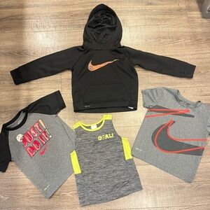 Boys 4T Nike Sweatshirt Hoody T-shirts Tops Sports Clothing